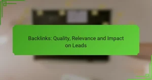 Backlinks: Quality, Relevance and Impact on Leads